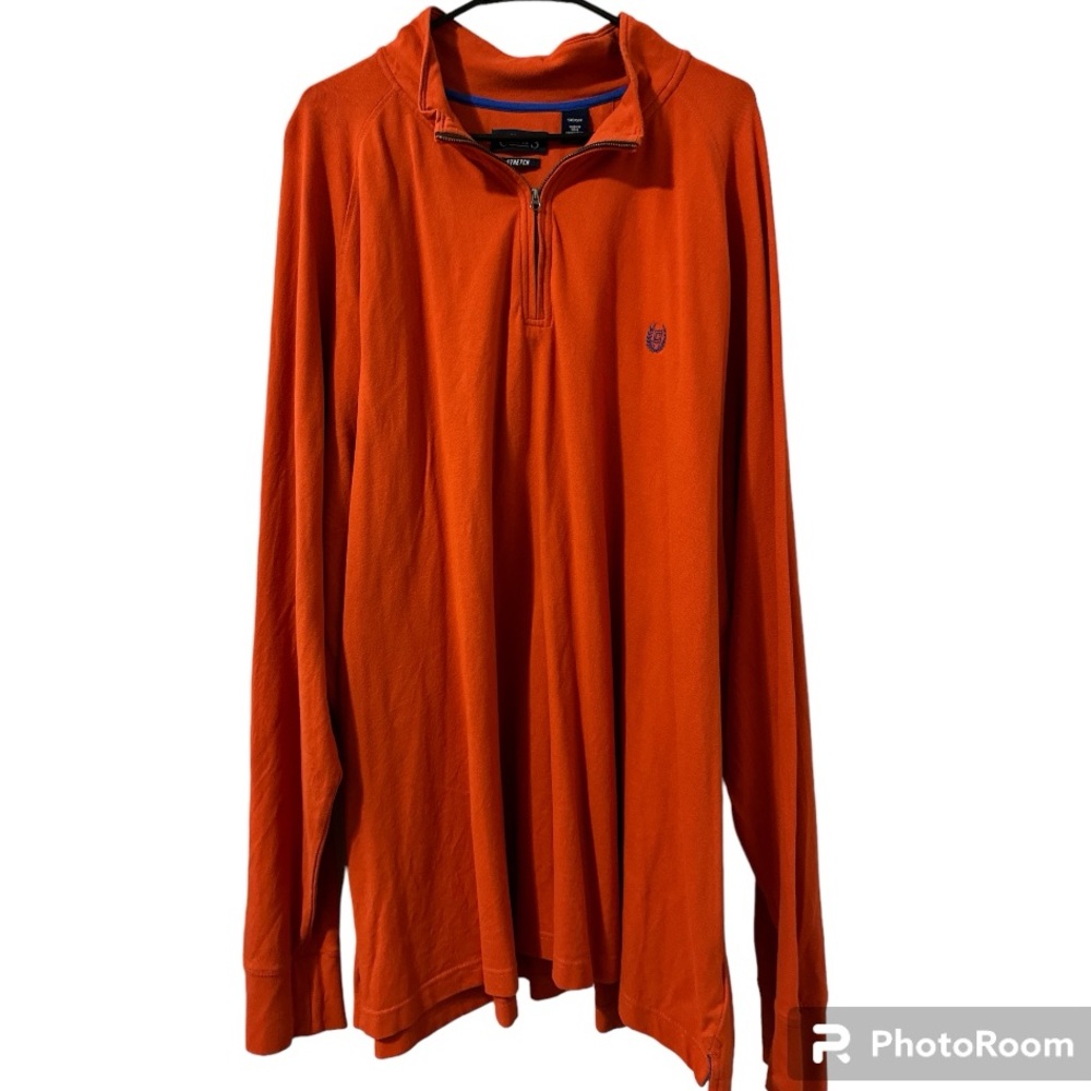 EUC- Big Men’s long sleeve 3/4 zip sweater